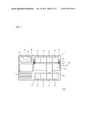 LIBRARY DEVICE AND INCLINATION CORRECTION METHOD OF MOVABLE UNIT PROVIDED     IN LIBRARY DEVICE diagram and image