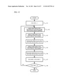 LIBRARY DEVICE AND INCLINATION CORRECTION METHOD OF MOVABLE UNIT PROVIDED     IN LIBRARY DEVICE diagram and image