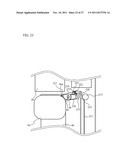 LIBRARY DEVICE AND INCLINATION CORRECTION METHOD OF MOVABLE UNIT PROVIDED     IN LIBRARY DEVICE diagram and image