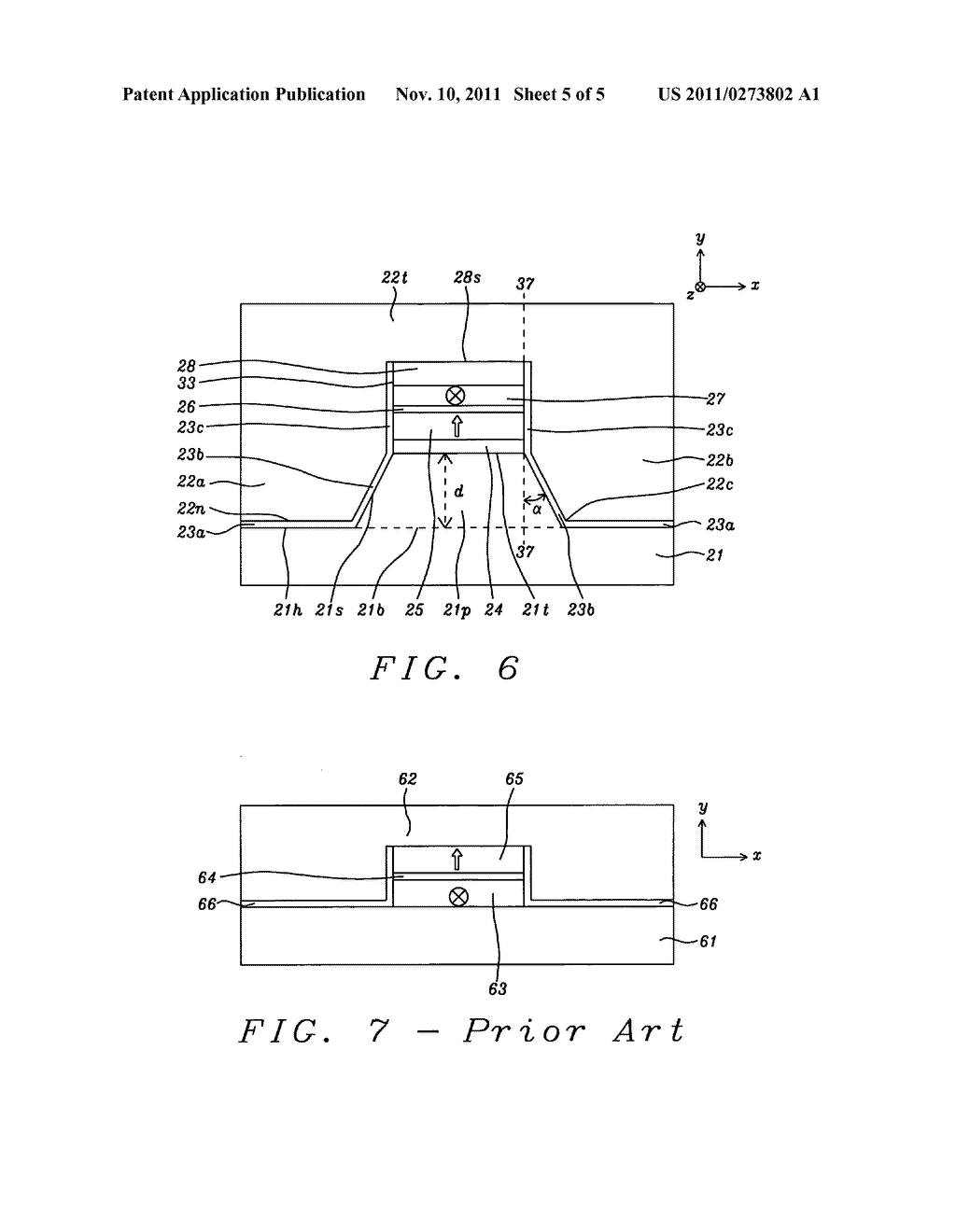 Side shielded magnetoresistive(MR) read with perpendicular magnetic free     layer - diagram, schematic, and image 06