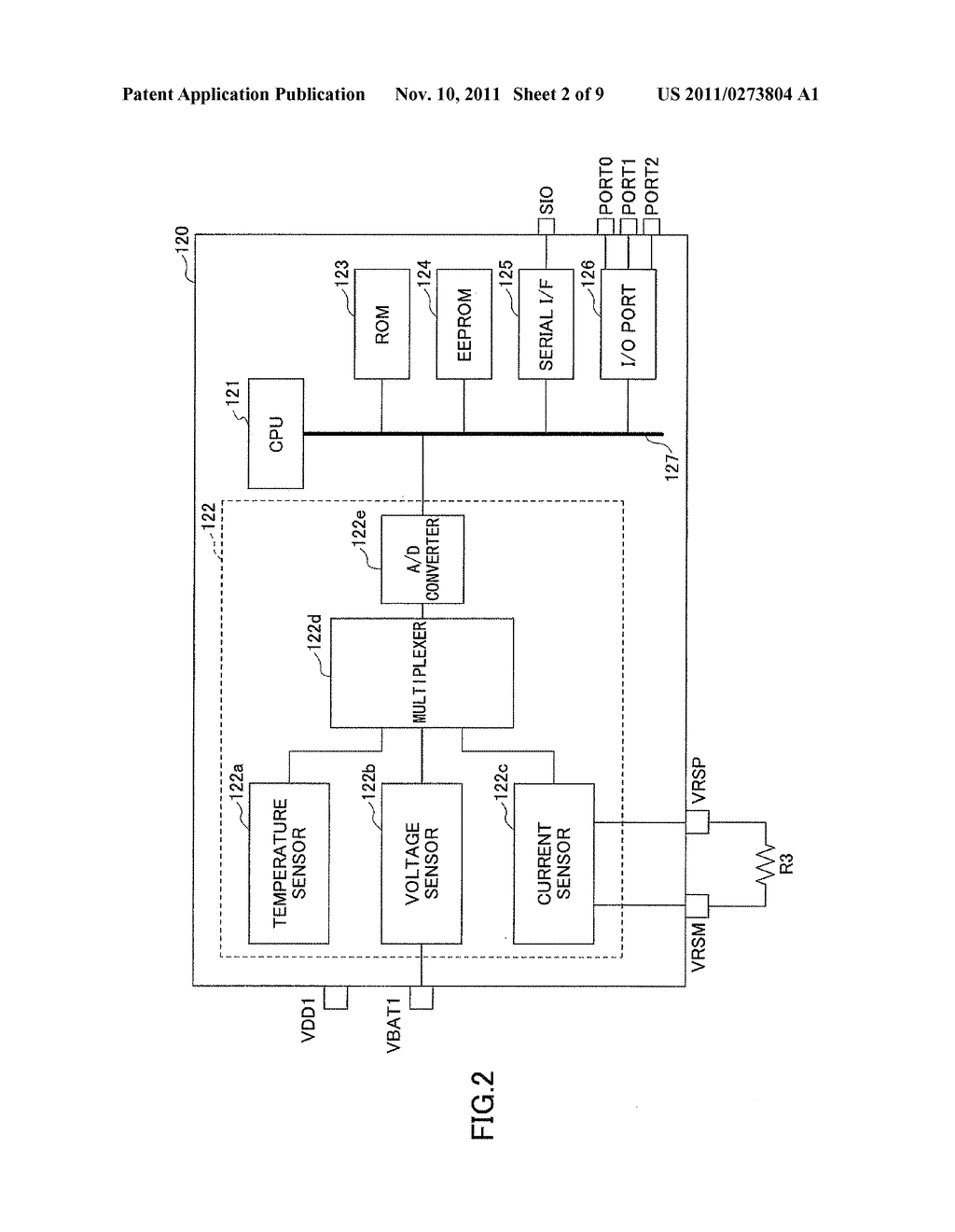 PROTECTION MONITORING CIRCUIT AND BATTERY PACK - diagram, schematic, and image 03