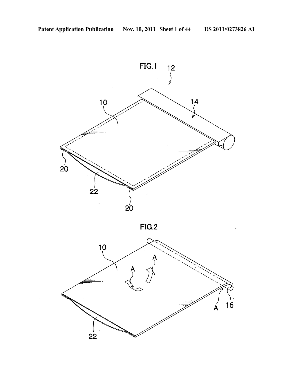 Display element, portable equipment and imaging device - diagram, schematic, and image 02