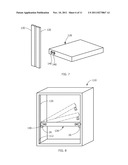 ADJUSTABLE SHELVES WITH LIGHTING FIXTURE diagram and image