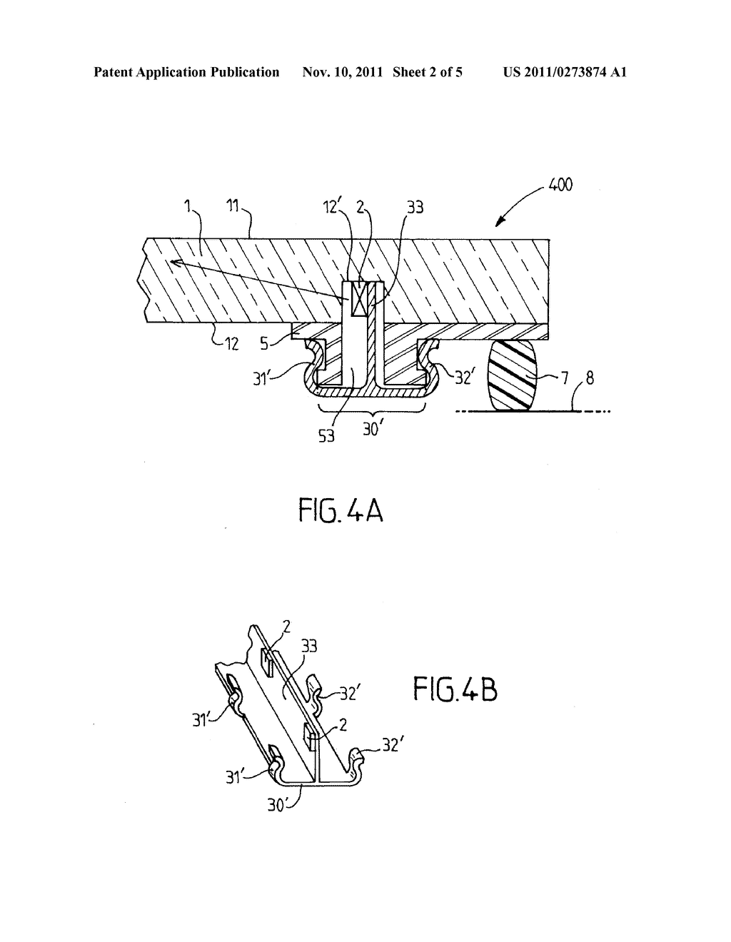 LIGHT-EMITTING DIODE MODULE FOR A VEHICLE, AND DIODE MOUNTING - diagram, schematic, and image 03