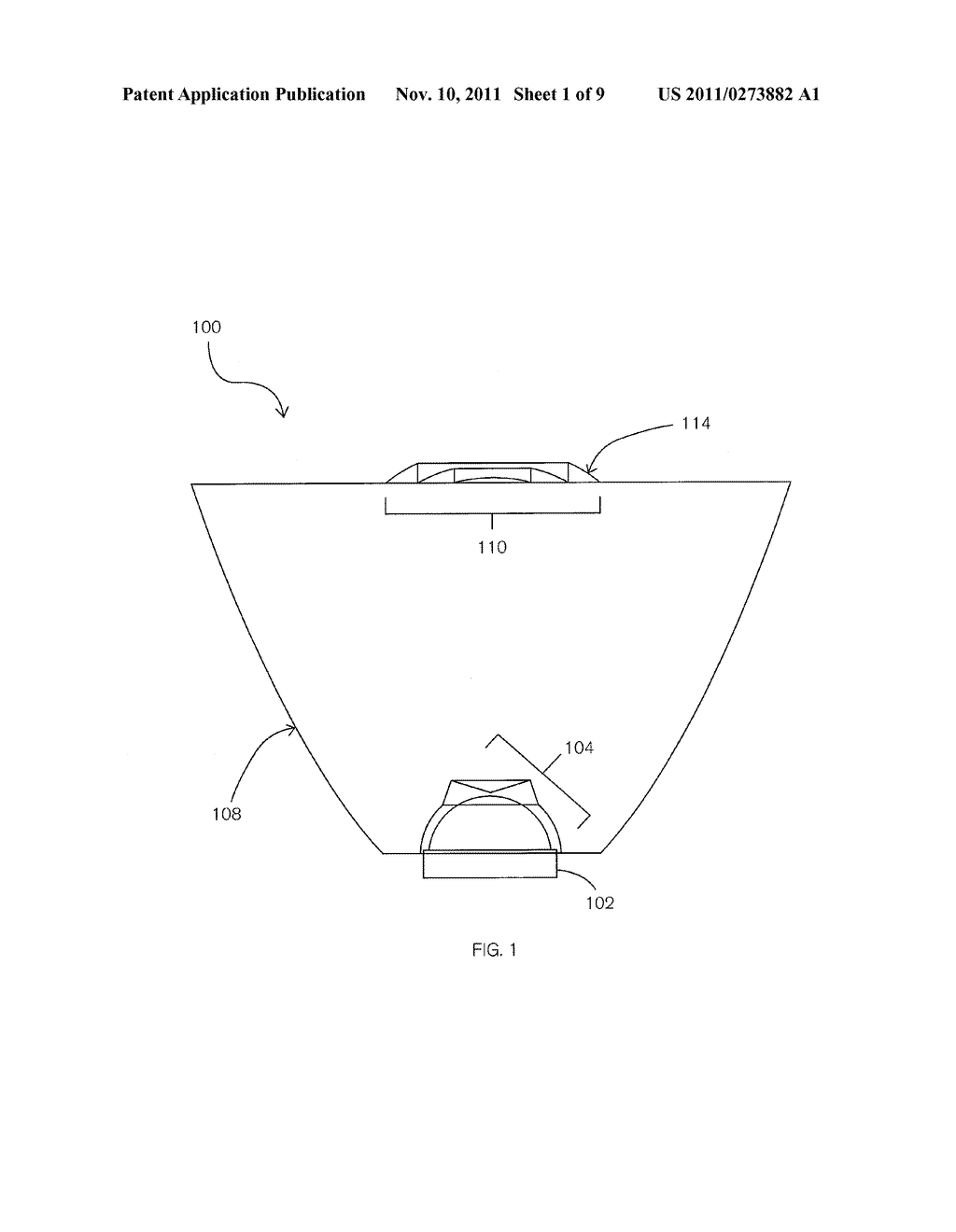 OPTICAL ELEMENT FOR A LIGHT SOURCE AND LIGHTING SYSTEM USING SAME - diagram, schematic, and image 02