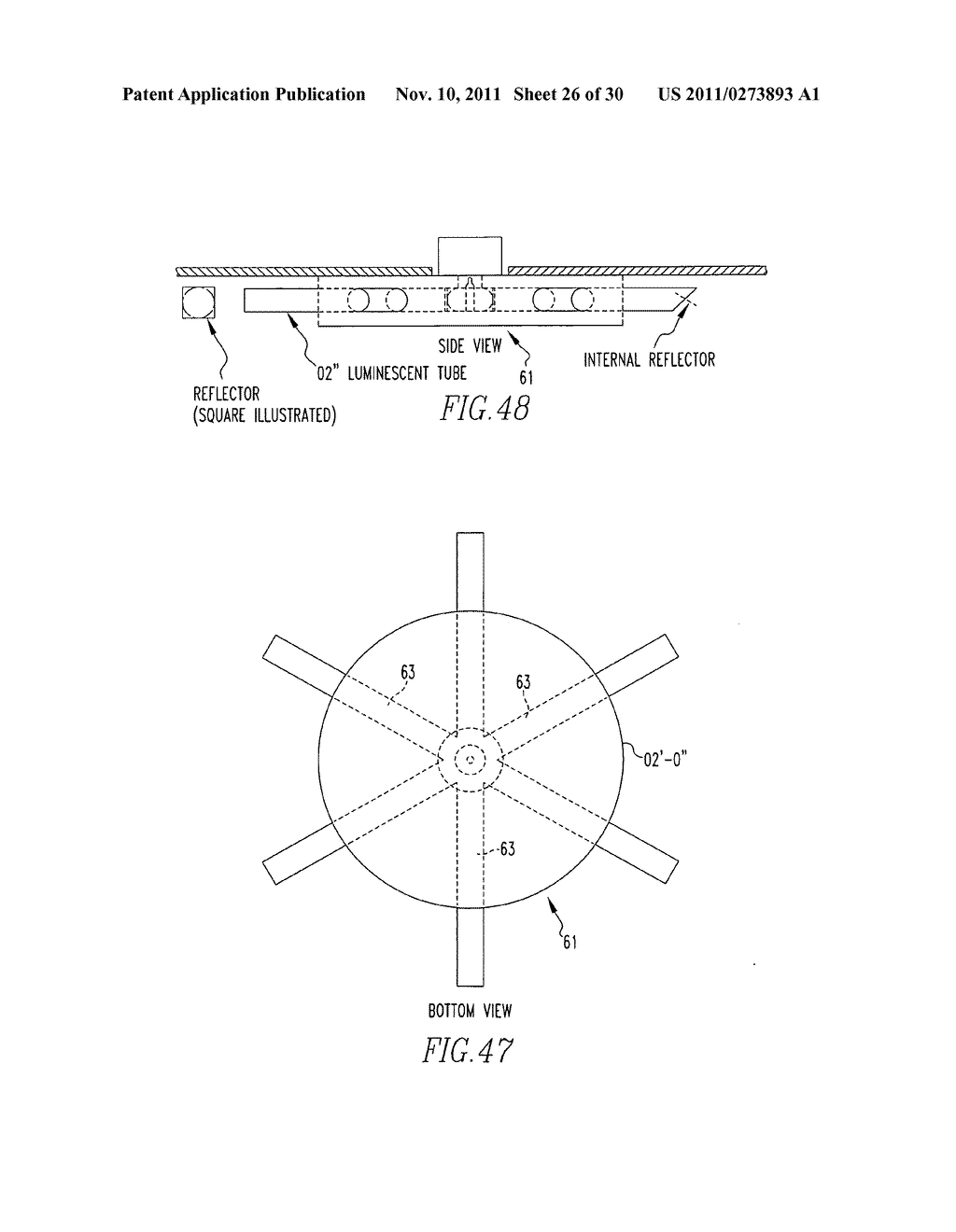 Method and apparatus for lighting with reflection - diagram, schematic, and image 27