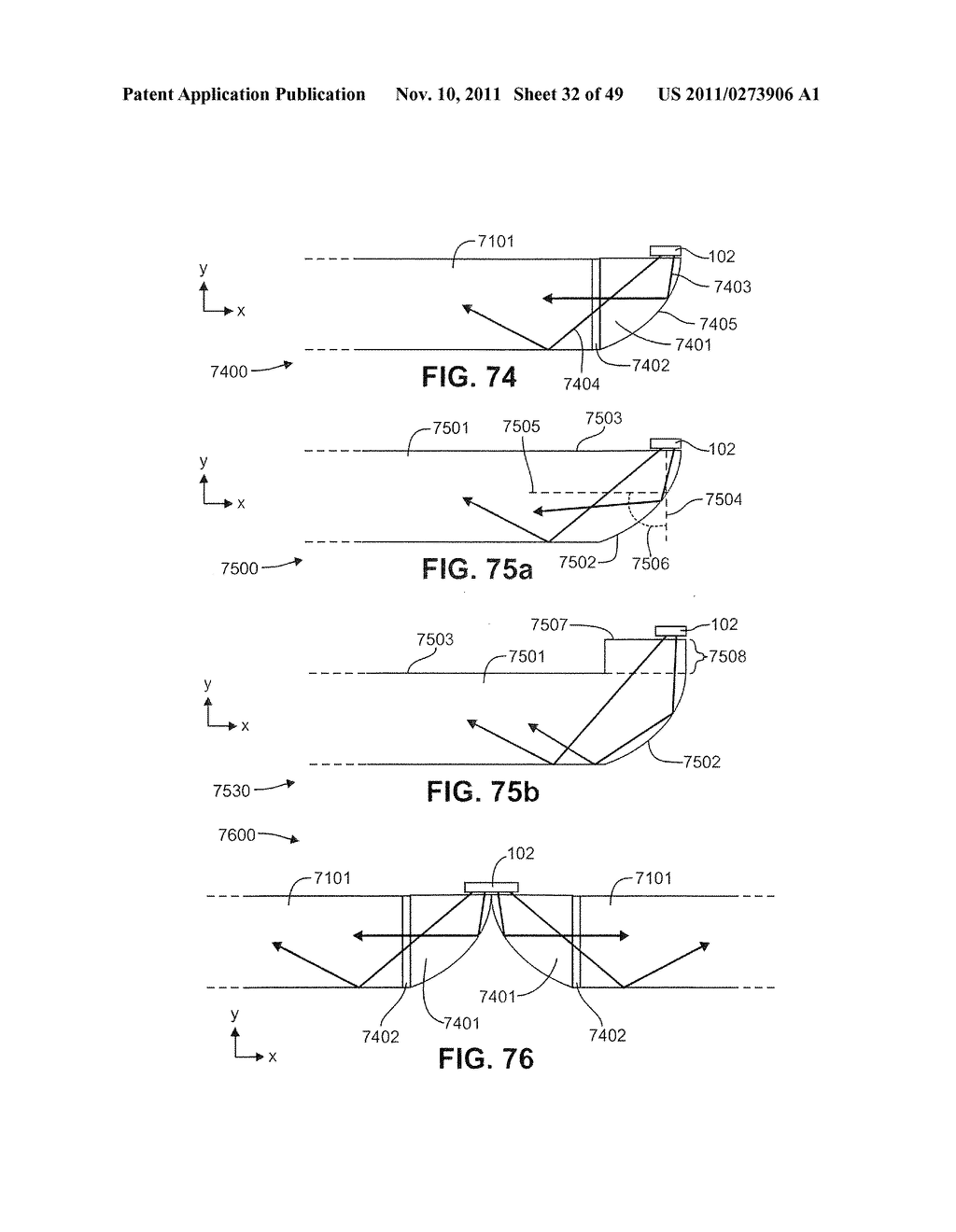 FRONT ILLUMINATION DEVICE COMPRISING A FILM-BASED LIGHTGUIDE - diagram, schematic, and image 33