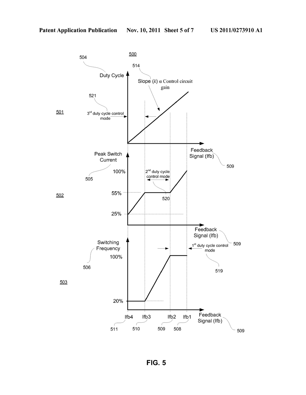 METHOD AND APPARATUS FOR A CONTROL CIRCUIT WITH MULTIPLE OPERATING MODES - diagram, schematic, and image 06