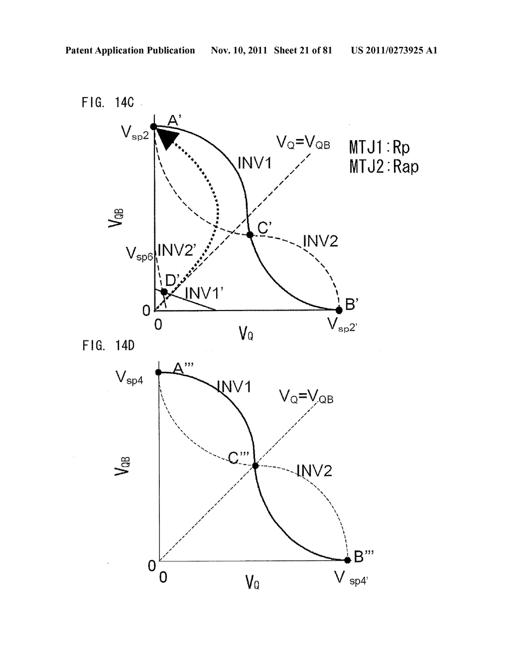 NONVOLATILE SRAM/LATCH CIRCUIT USING CURRENT-INDUCED MAGNETIZATION     REVERSAL MTJ - diagram, schematic, and image 22