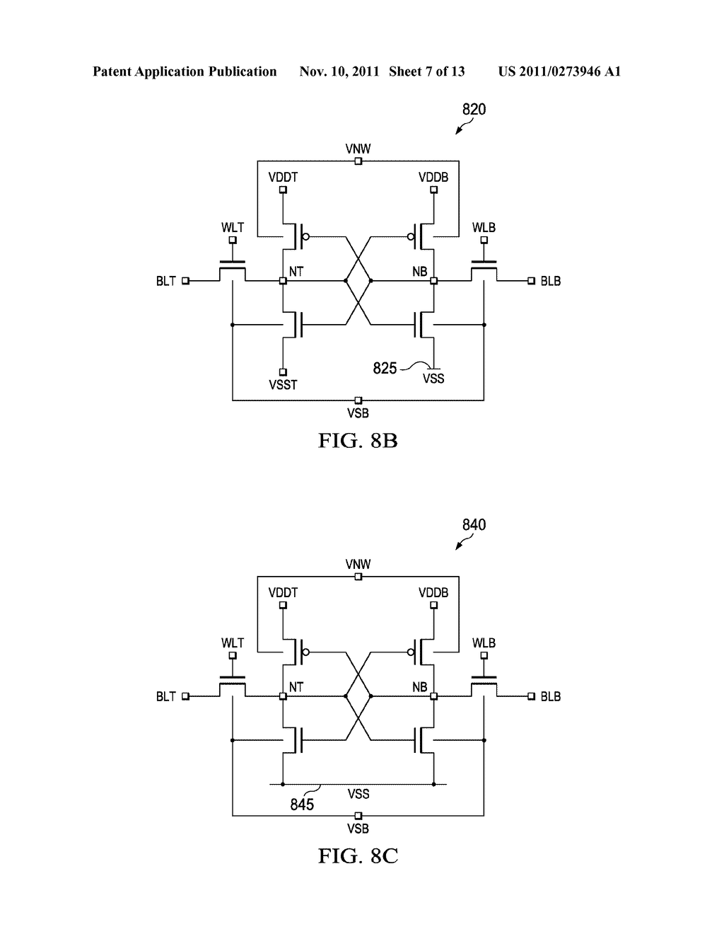 UNIVERSAL TEST STRUCTURES BASED SRAM ON-CHIP PARAMETRIC TEST MODULE AND     METHODS OF OPERATING AND TESTING - diagram, schematic, and image 08