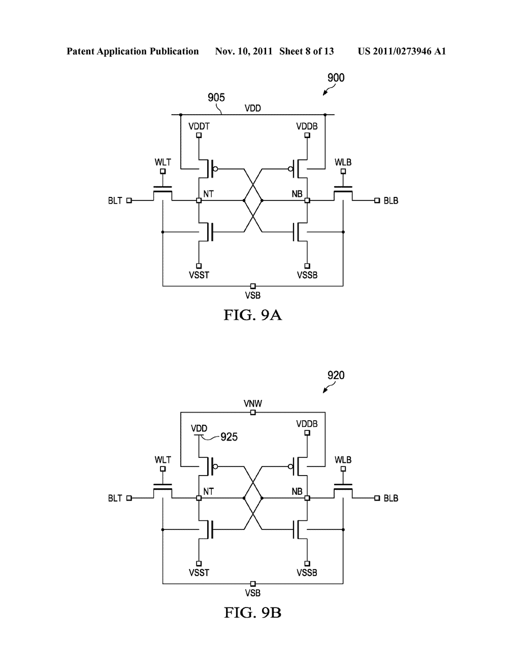 UNIVERSAL TEST STRUCTURES BASED SRAM ON-CHIP PARAMETRIC TEST MODULE AND     METHODS OF OPERATING AND TESTING - diagram, schematic, and image 09