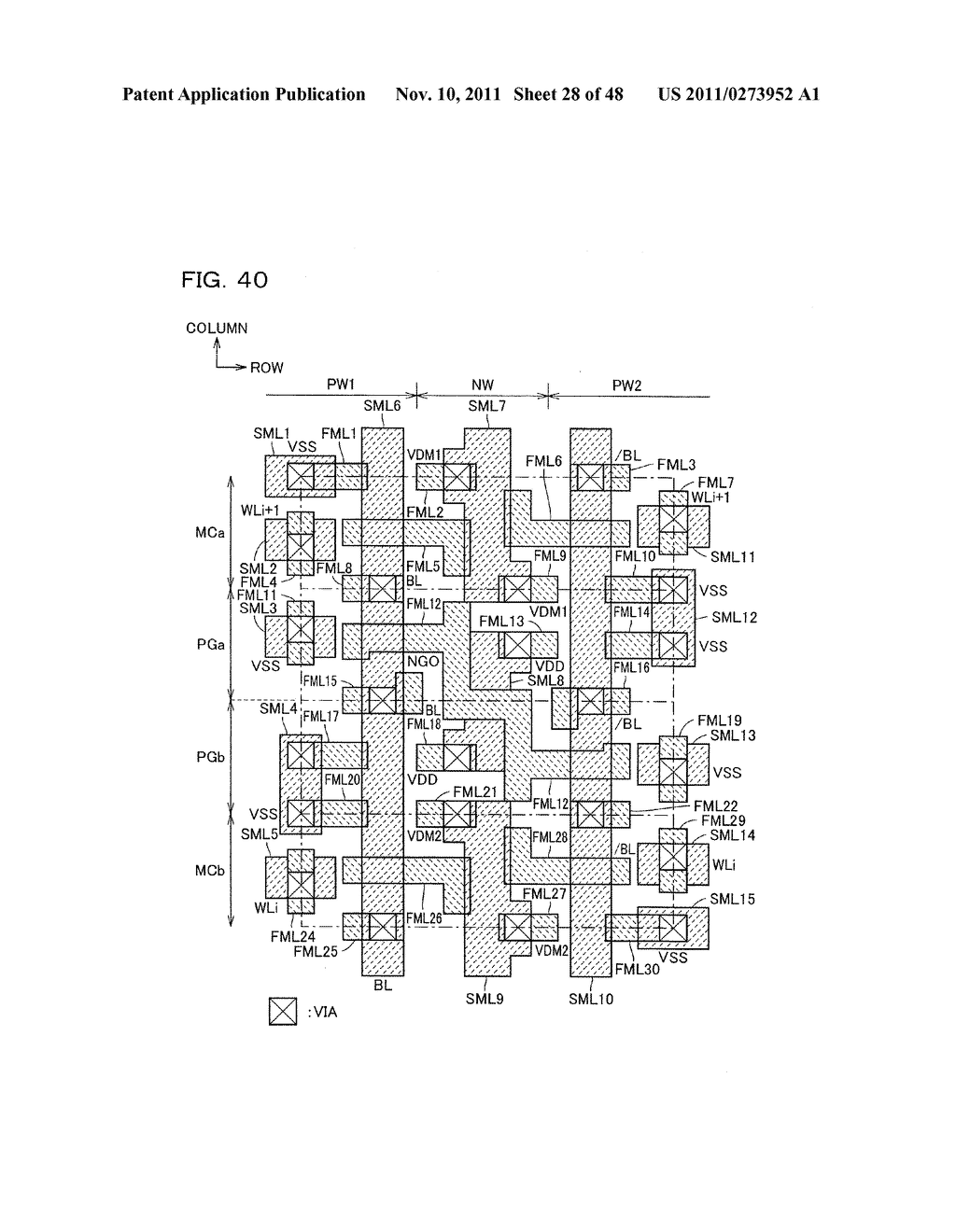 SEMICONDUCTOR MEMORY DEVICE THAT CAN STABLY PERFORM WRITING AND READING     WITHOUT INCREASING CURRENT CONSUMPTION EVEN WITH A LOW POWER SUPPLY     VOLTAGE - diagram, schematic, and image 29