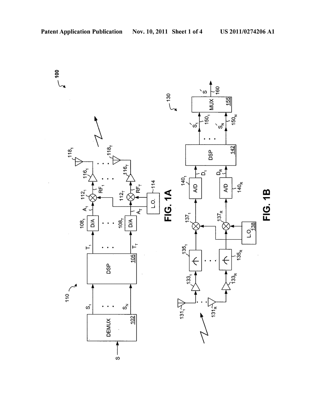 SYSTEM AND METHOD FOR RF SIGNAL COMBINING AND ADAPTIVE BIT LOADING FOR     DATA RATE MAXIMIZATION IN MULTI-ANTENNA COMMUNICATION SYSTEMS - diagram, schematic, and image 02