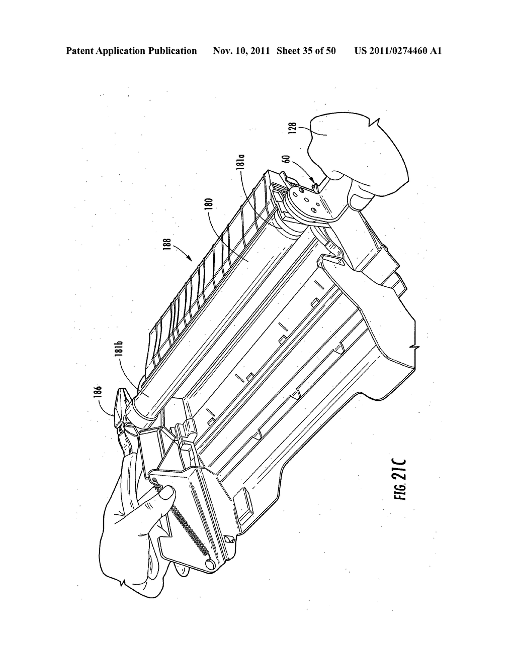 Devices and methods for remanufacturing printer cartridges - diagram, schematic, and image 36