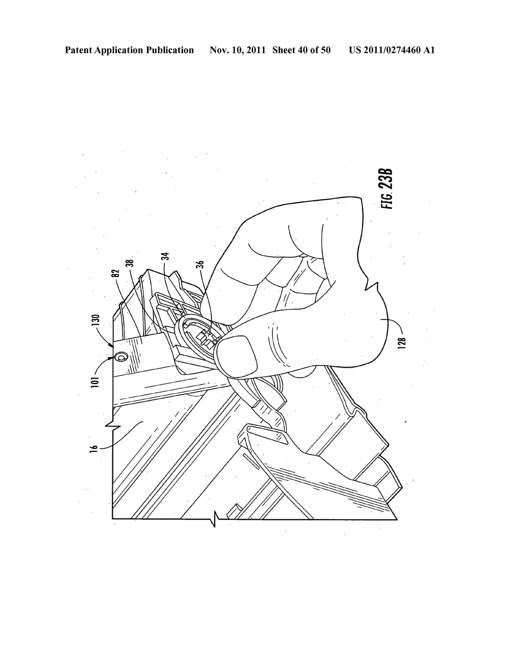 Devices and methods for remanufacturing printer cartridges - diagram, schematic, and image 41