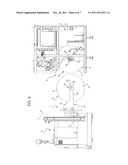 METHOD FOR MOVING A REEL OF PACKAGING MATERIAL FROM A STORAGE STATION TO A     SUPPLY STATION OF A PACKAGING UNIT FOR PRODUCING SEALED PACKAGES OF FOOD     PRODUCT, AND CLAMPING UNIT FOR CLAMPING SUCH REEL diagram and image