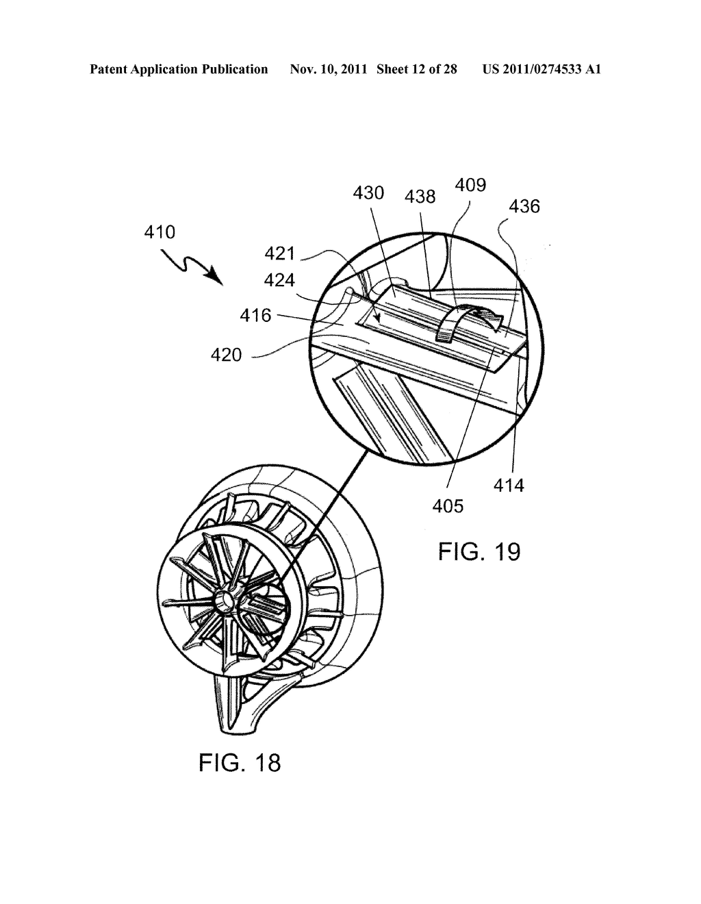 FLUID TURBINE WITH MOVEABLE FLUID CONTROL MEMBER - diagram, schematic, and image 13