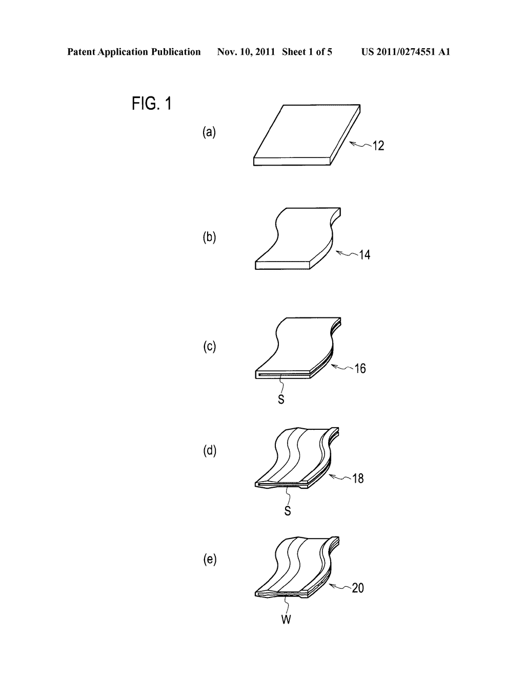 PRODUCTION METHOD OF LEADING EDGE REINFORCEMENT OF FAN BLADE - diagram, schematic, and image 02