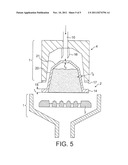 CAPSULE AND METHOD FOR PREPARING A BEVERAGE SUCH AS COFFEE FROM SAID     CAPSULE diagram and image