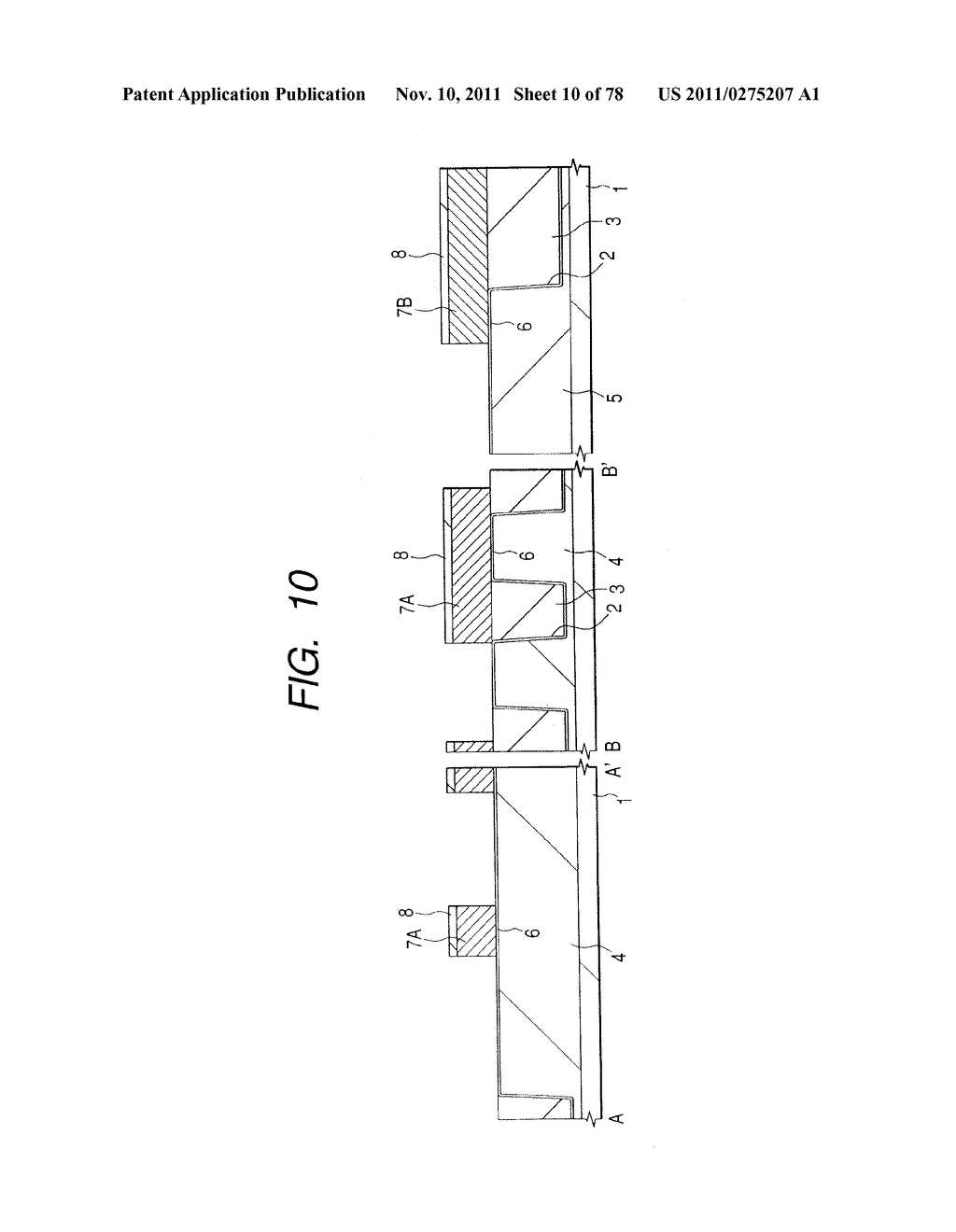 SEMICONDUCTOR MEMORY DEVICE AND A METHOD OF MANUFACTURING THE SAME - diagram, schematic, and image 11