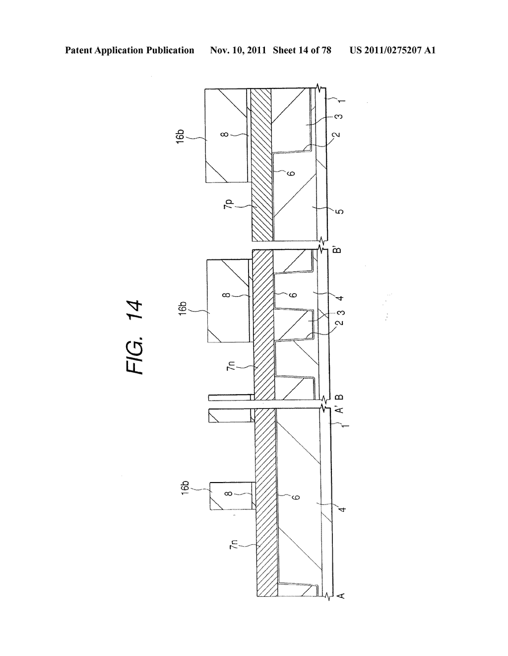 SEMICONDUCTOR MEMORY DEVICE AND A METHOD OF MANUFACTURING THE SAME - diagram, schematic, and image 15