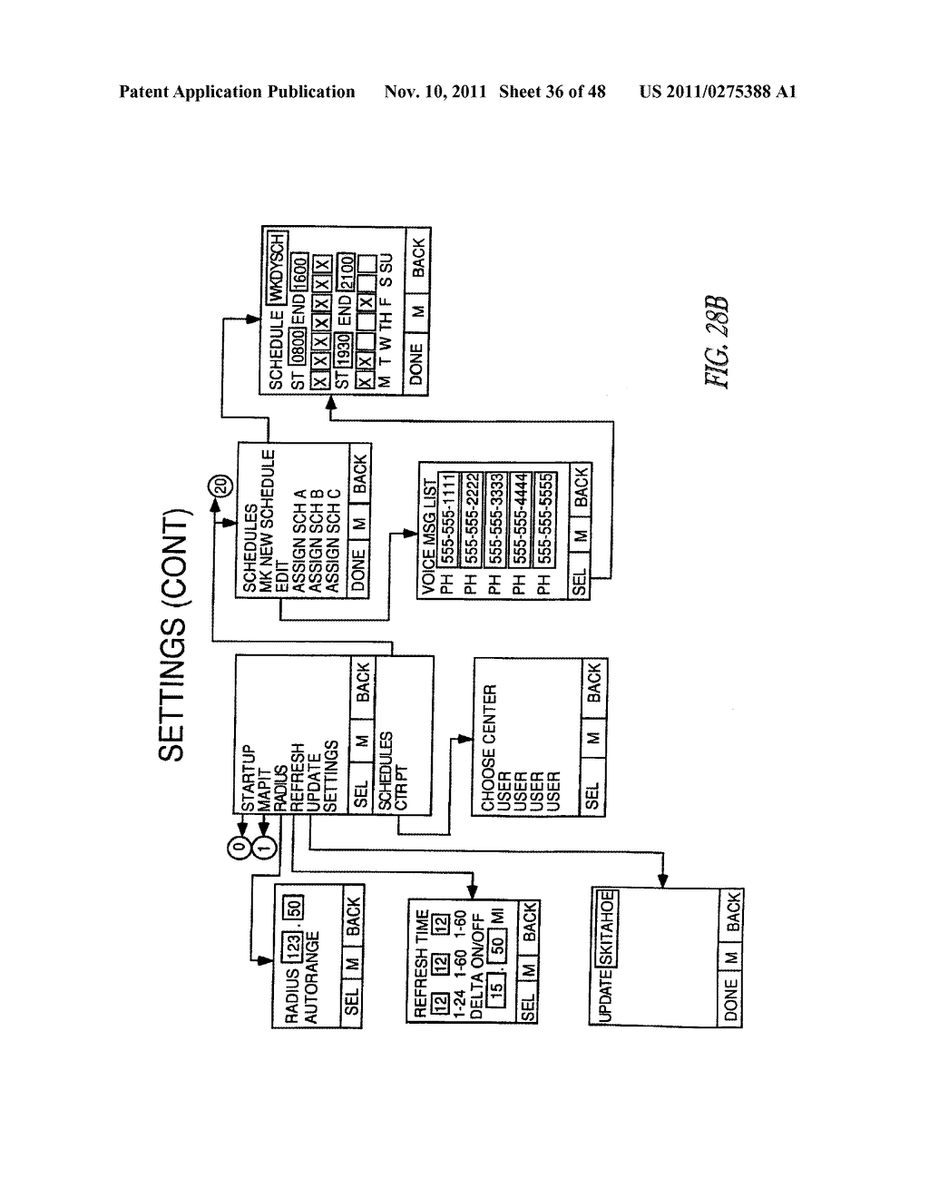 METHODS AND APPARATUSES FOR GEOSPATIAL-BASED SHARING OF INFORMATION BY     MULTIPLE DEVICES - diagram, schematic, and image 37