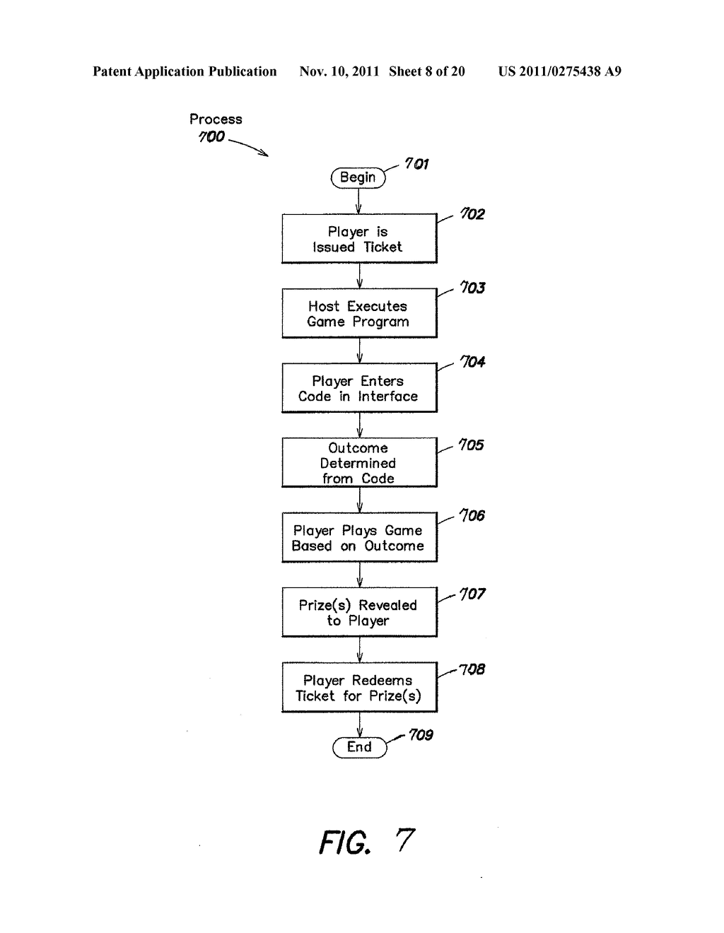 METHOD AND APPARATUS FOR PROVIDING PLAYER INCENTIVES - diagram, schematic, and image 10