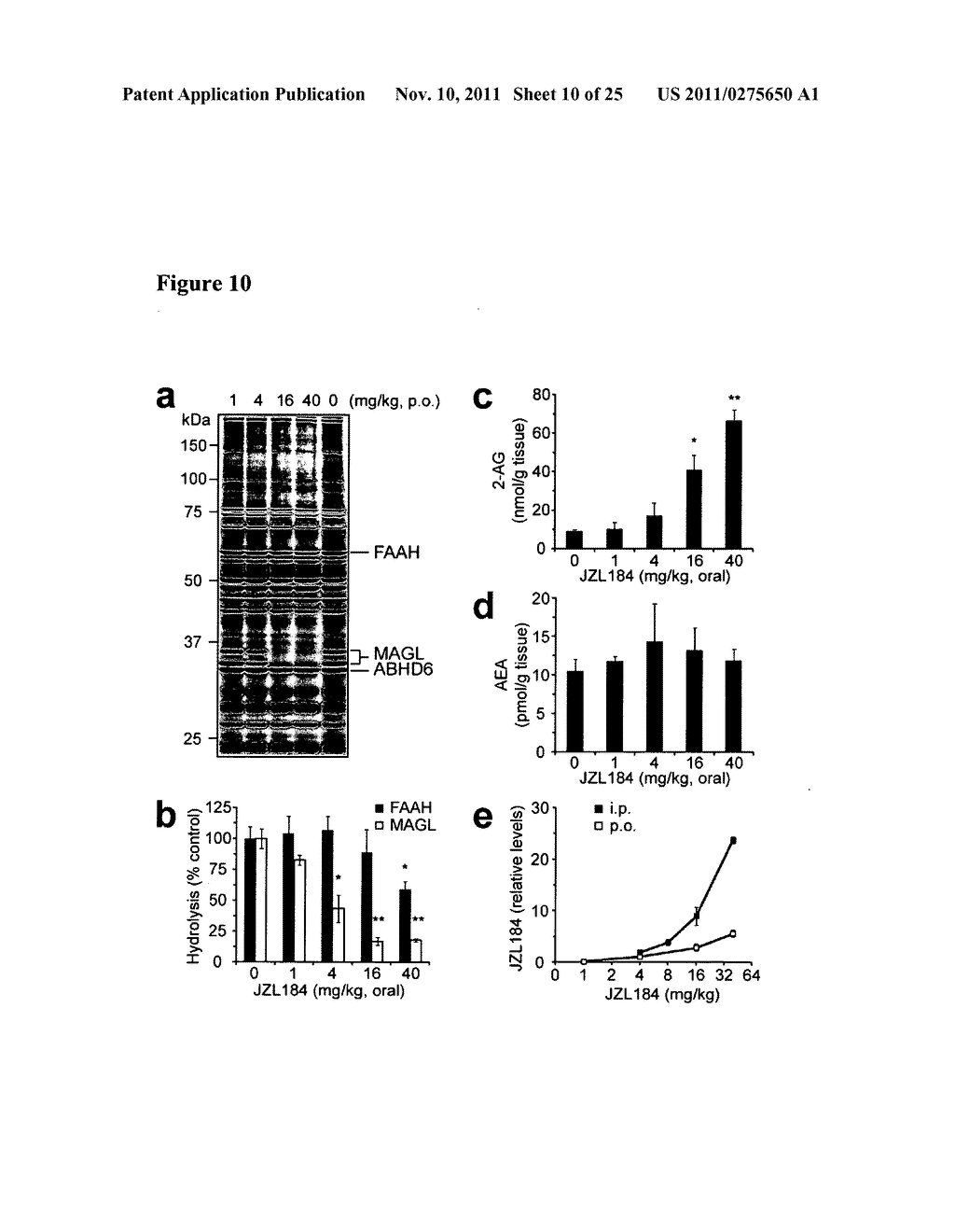 METHODS AND COMPOSITIONS RELATED TO TARGETING MONOACYLGLYCEROL LIPASE - diagram, schematic, and image 11