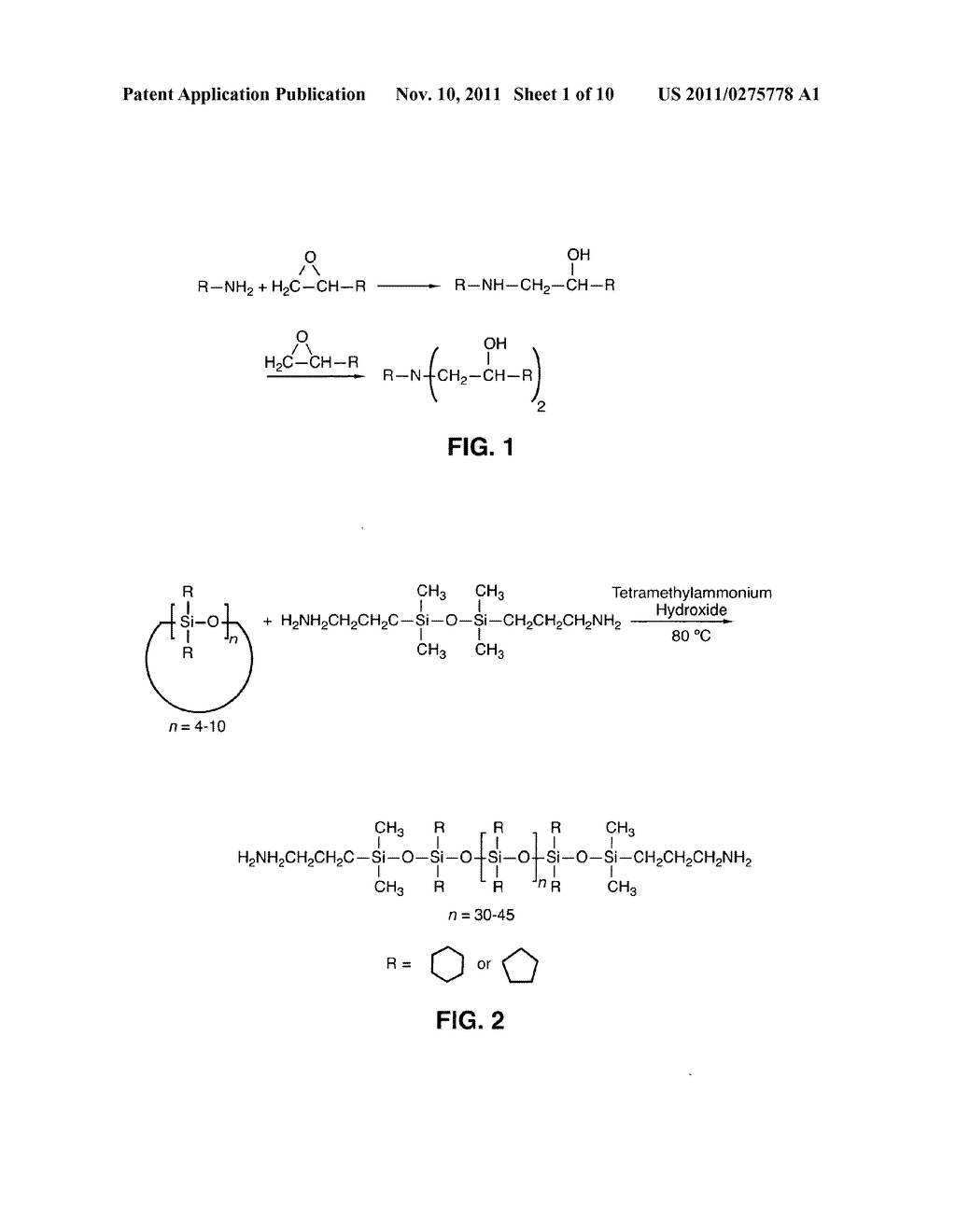 SYNTHESIS AND CHARACTERIZATION OF AMINE TERMINATED CYCLOALIPHATIC     SUBSTITUTED POLYSILOXANES - diagram, schematic, and image 02