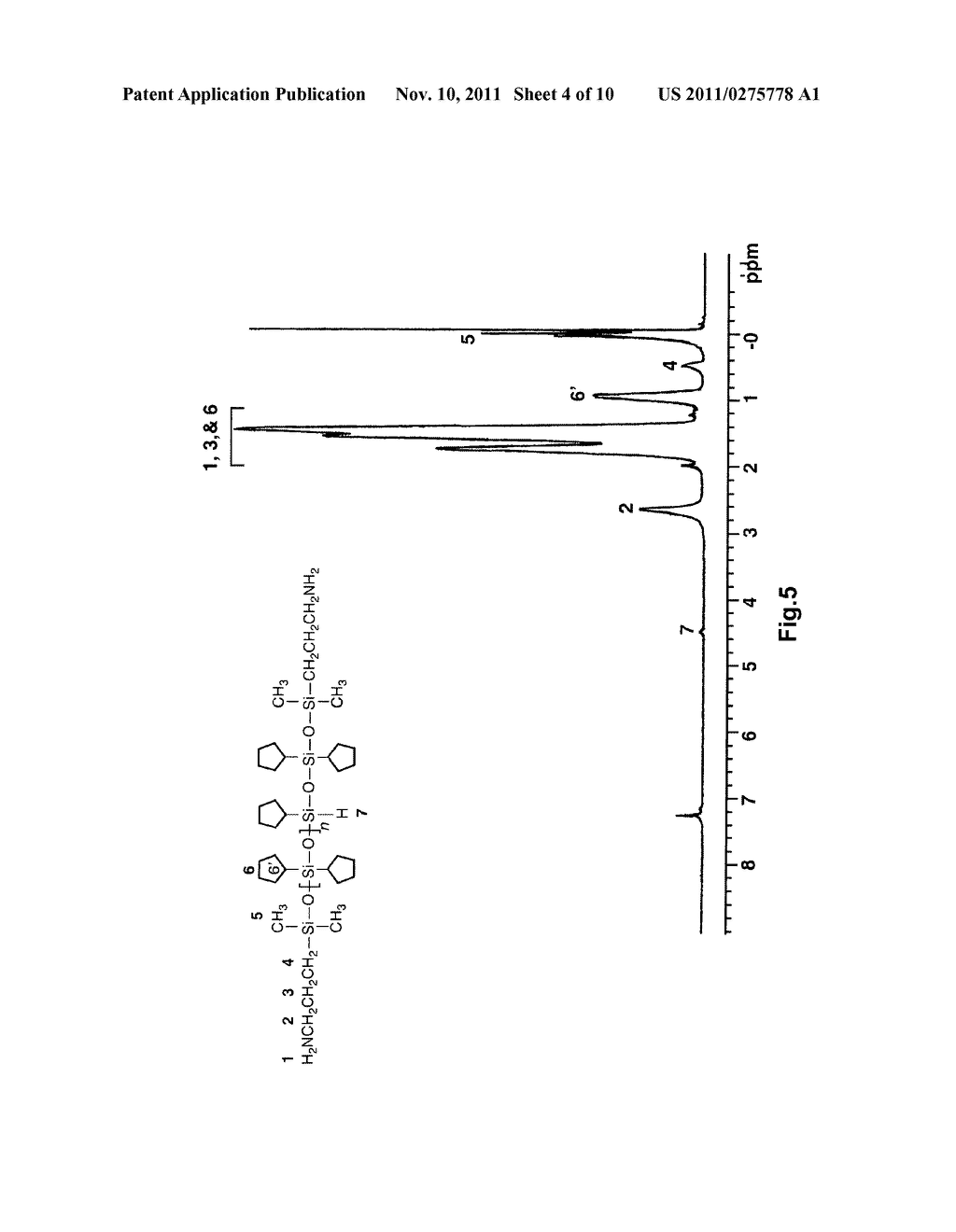 SYNTHESIS AND CHARACTERIZATION OF AMINE TERMINATED CYCLOALIPHATIC     SUBSTITUTED POLYSILOXANES - diagram, schematic, and image 05