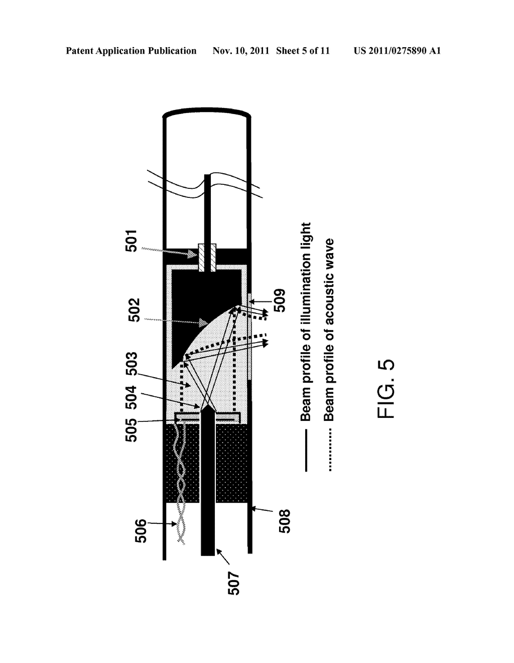 MINIATURIZED PHOTOACOUSTIC IMAGING APPARATUS INCLUDING A ROTATABLE     REFLECTOR - diagram, schematic, and image 06