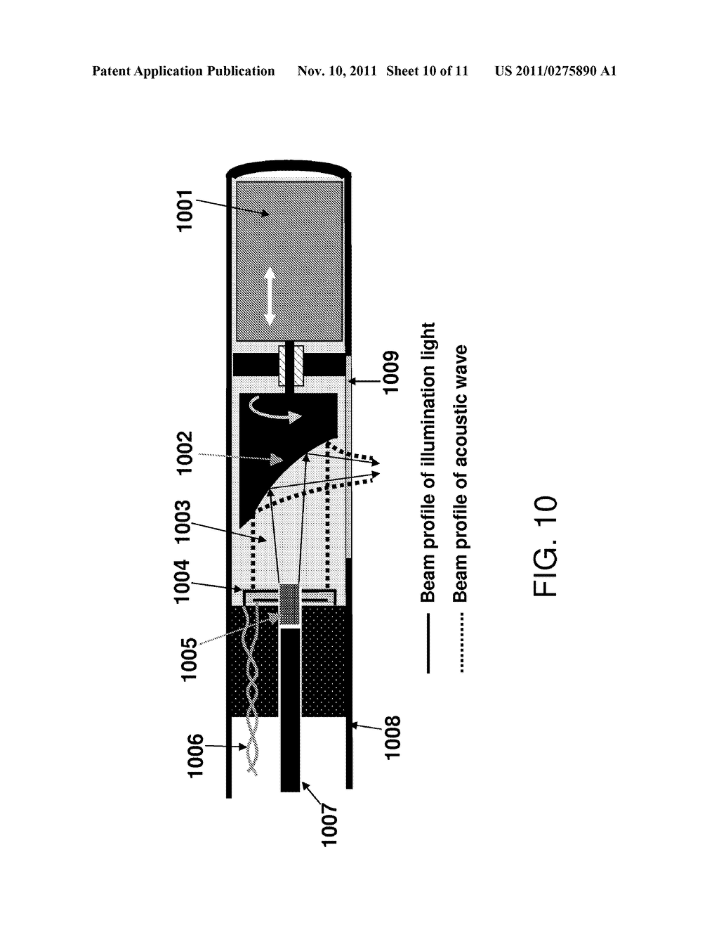 MINIATURIZED PHOTOACOUSTIC IMAGING APPARATUS INCLUDING A ROTATABLE     REFLECTOR - diagram, schematic, and image 11