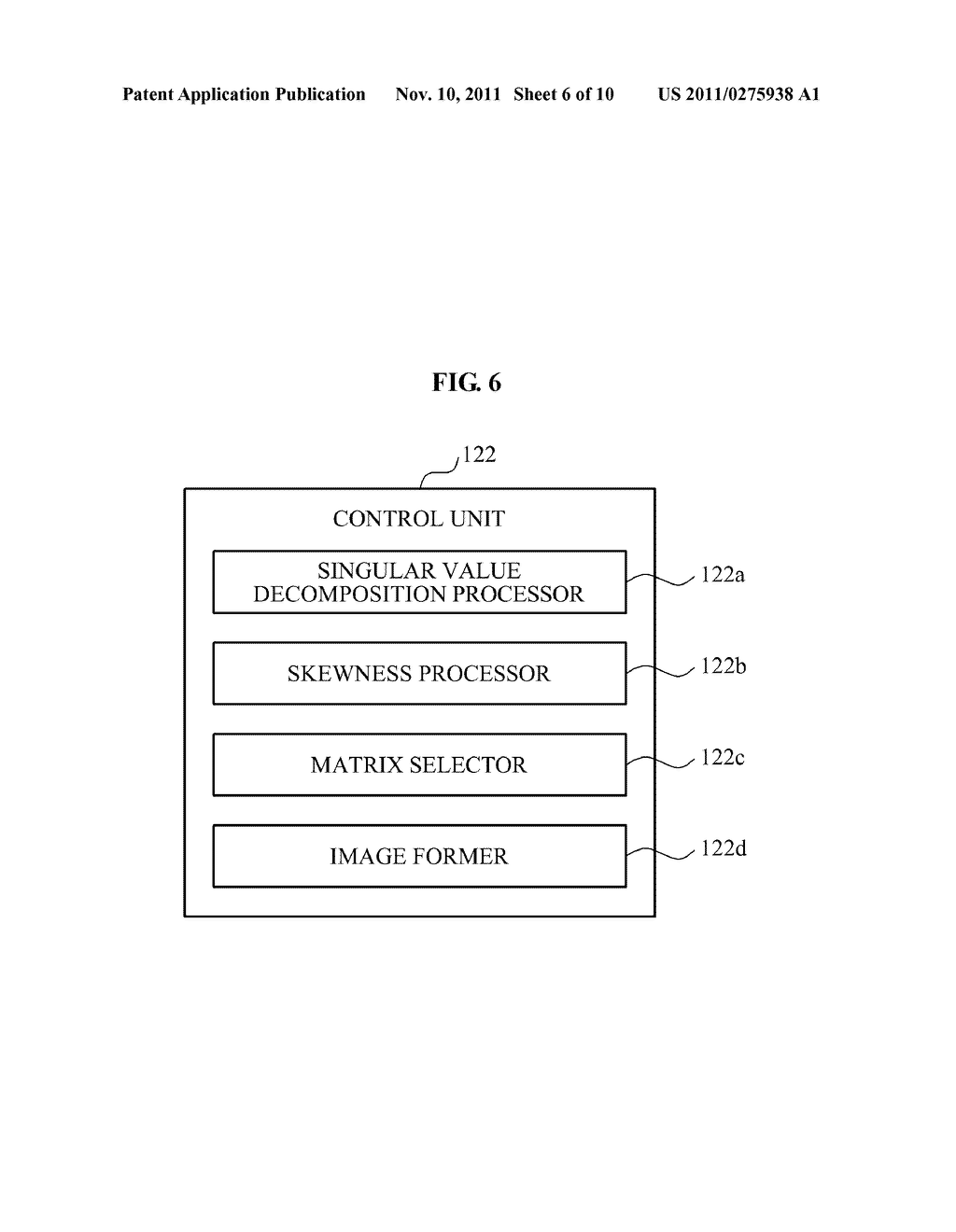 ULTRASOUND IMAGING DEVICE AND METHOD FOR CLUTTER FILTERING - diagram, schematic, and image 07