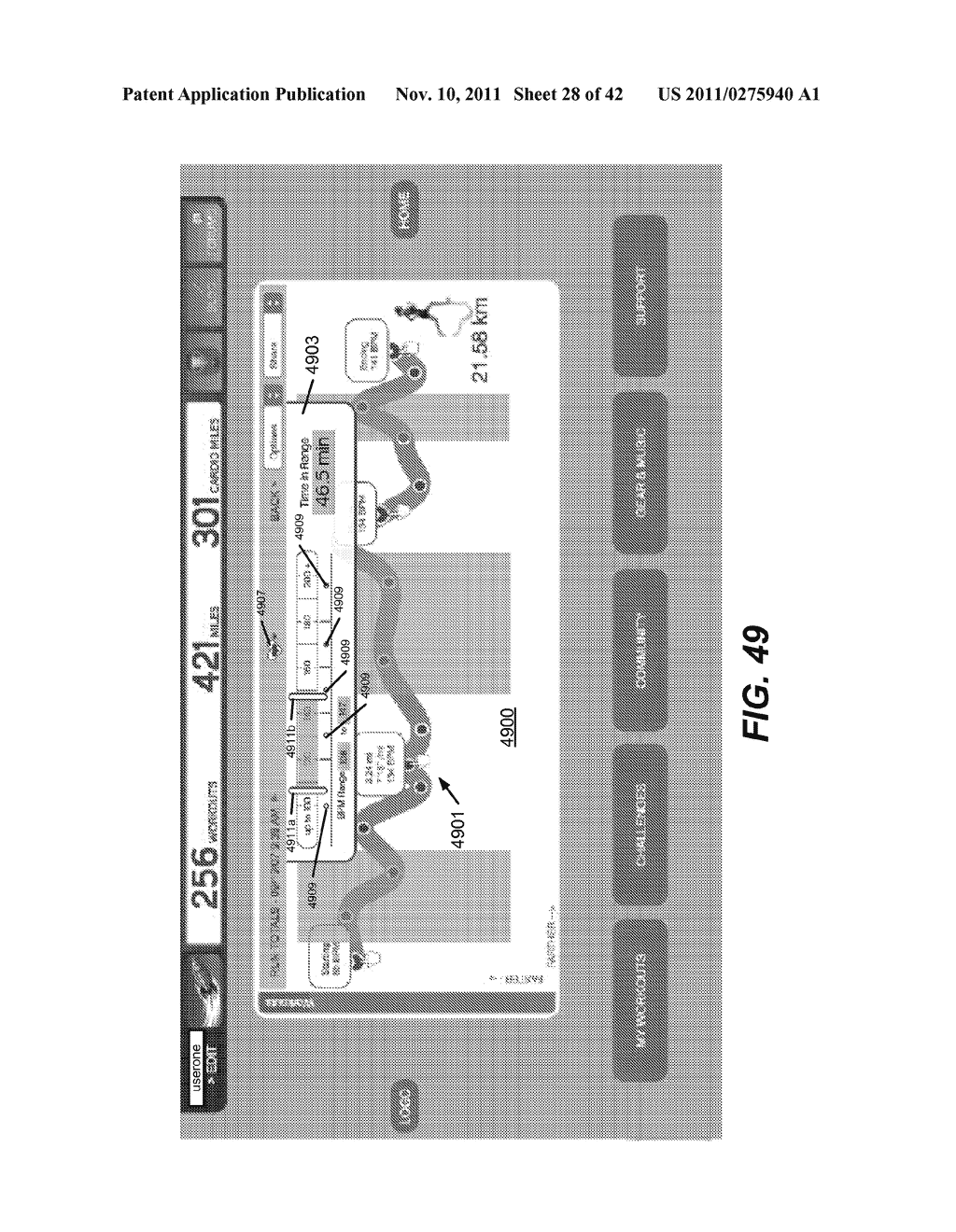 ATHLETIC PERFORMANCE MONITORING SYSTEM UTILIZING HEART RATE INFORMATION - diagram, schematic, and image 29