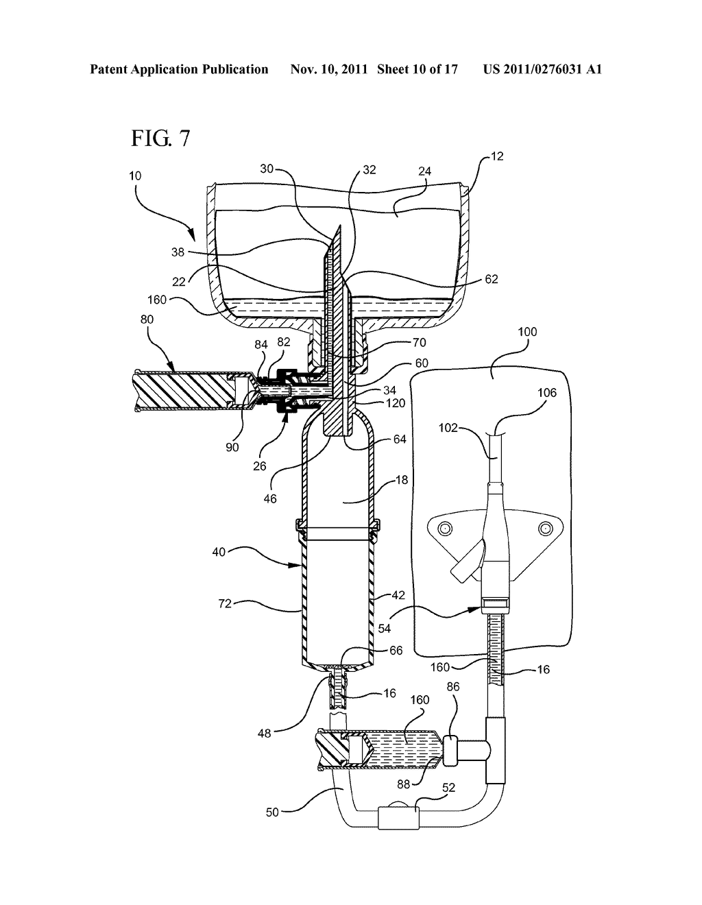 SYSTEMS AND METHODS FOR PROVIDING A CLOSED VENTING HAZARDOUS DRUG IV SET - diagram, schematic, and image 11