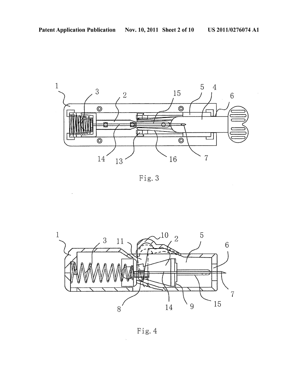 SAFE SIMPLE DISPOSABLE AUTOMATIC BLOOD LANCET - diagram, schematic, and image 03