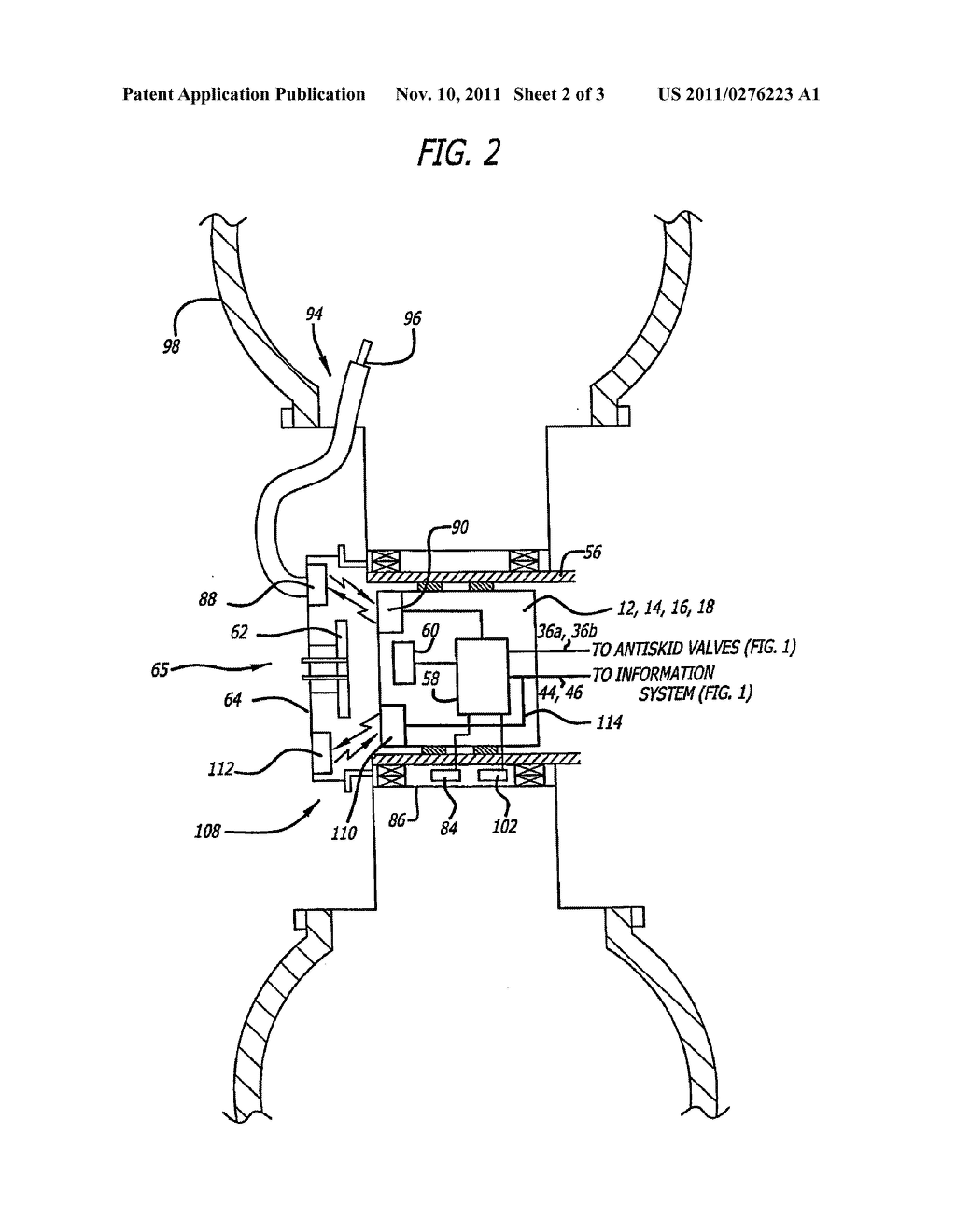 ANTISKID CONTROL UNIT AND DATA COLLECTION SYSTEM FOR VEHICLE BRAKING     SYSTEM - diagram, schematic, and image 03