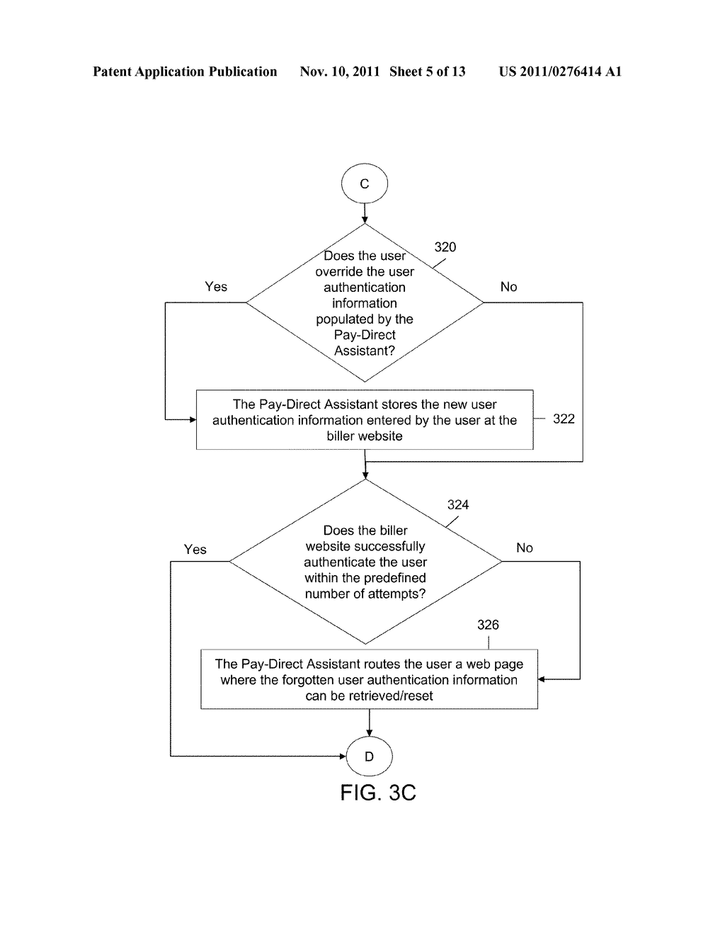 METHOD AND SYSTEM FOR PAYING DIRECTLY AT BILLER WEBSITES FROM WITHIN A     BILL PAY WEBSITE - diagram, schematic, and image 06