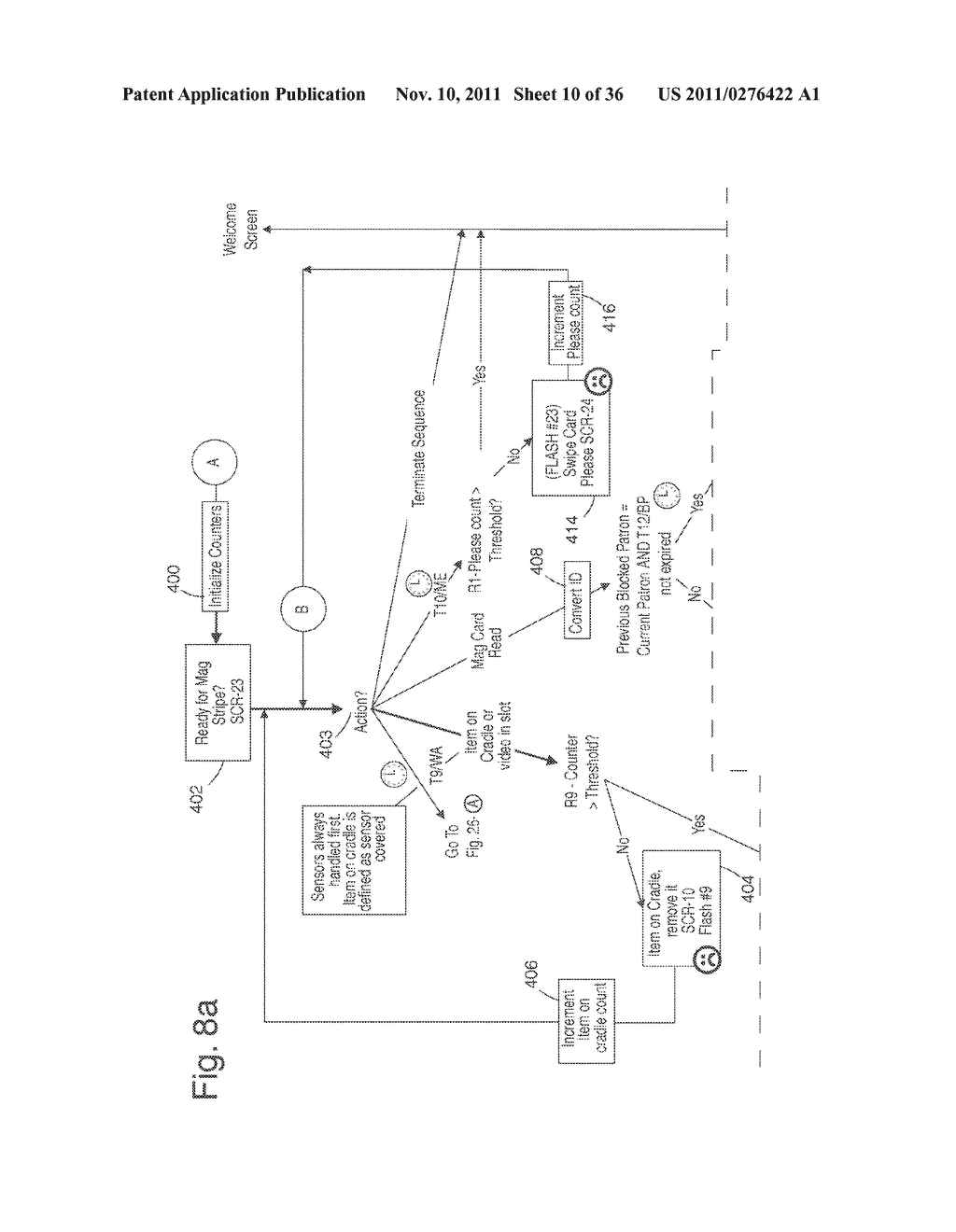 SYSTEM FOR PROCESSING FINANCIAL TRANSACTIONS IN A SELF-SERVICE LIBRARY     TERMINAL - diagram, schematic, and image 11