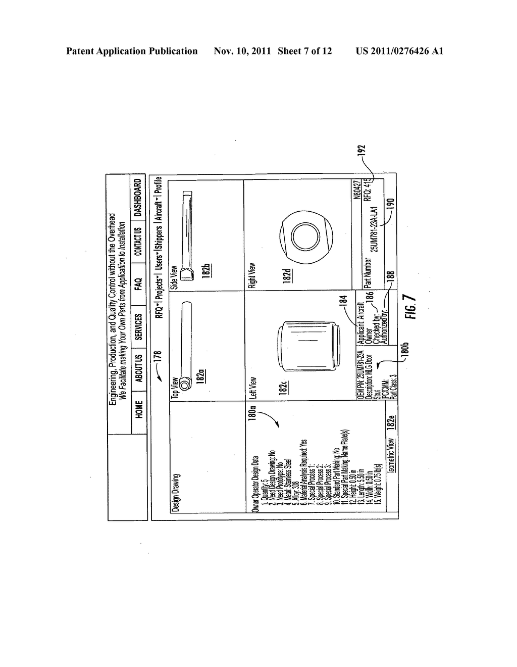 Methods and systems for facilitating aircraft parts manufacturing - diagram, schematic, and image 08