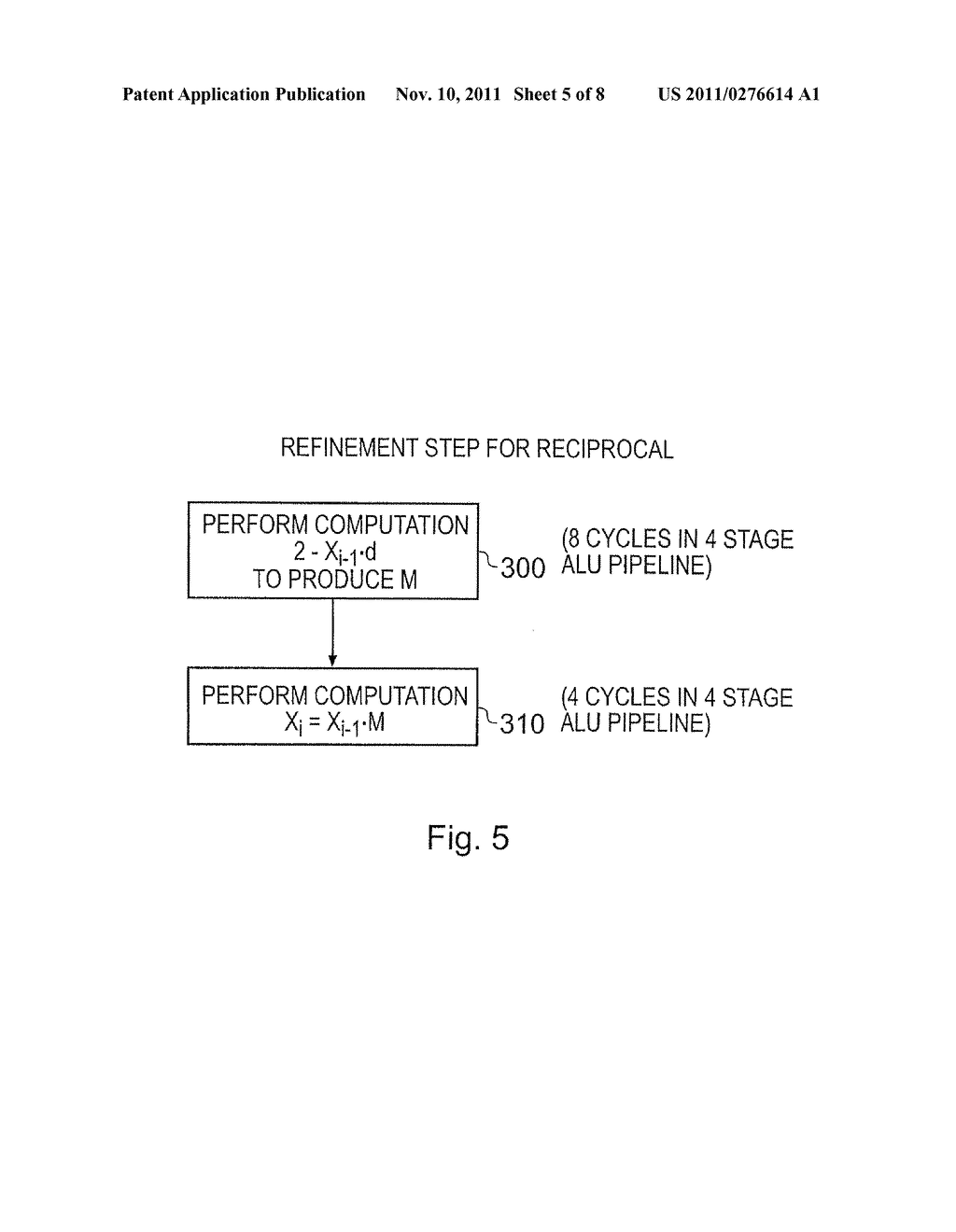 DATA PROCESSING APPARATUS AND METHOD FOR PERFORMING A RECIPROCAL OPERATION     ON AN INPUT VALUE TO PRODUCE A RESULT VALUE - diagram, schematic, and image 06