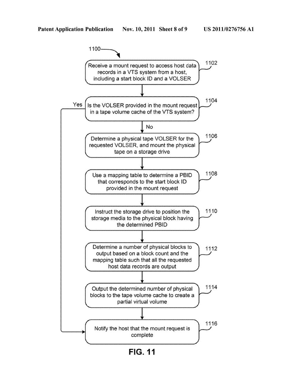 MAPPING LOCATIONS OF LOGICAL VOLUME RECORDS ON A PHYSICAL STACKED VOLUME - diagram, schematic, and image 09