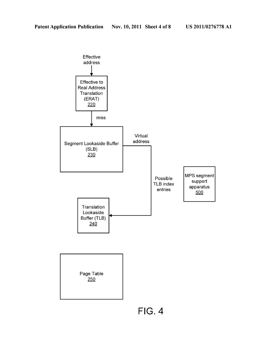 EFFICIENT SUPPORT OF MULTIPLE PAGE SIZE SEGMENTS - diagram, schematic, and image 05
