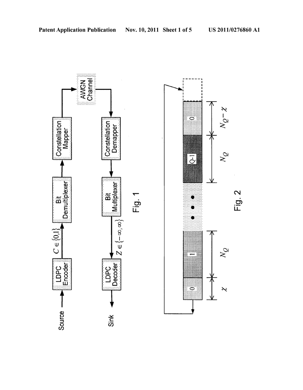 METHOD AND APPARATUS FOR DEMULTIPLEXER DESIGN FOR MULTI-EDGE TYPE LDPC     CODED MODULATION - diagram, schematic, and image 02