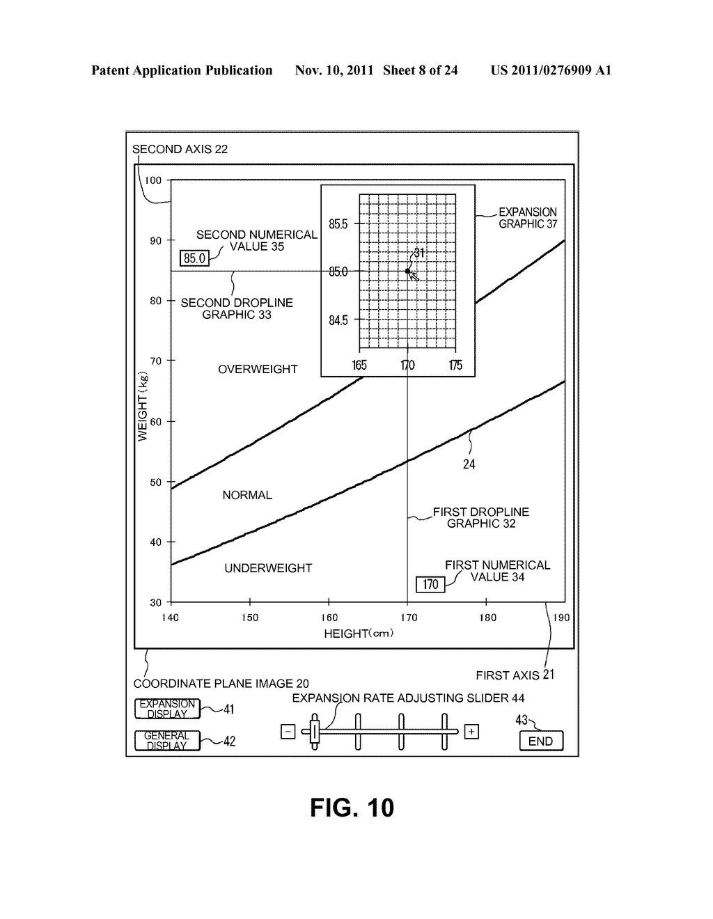 NUMERICAL VALUE INPUT DEVICE, NUMERICAL VALUE INPUT METHOD, AND PROGRAM - diagram, schematic, and image 09