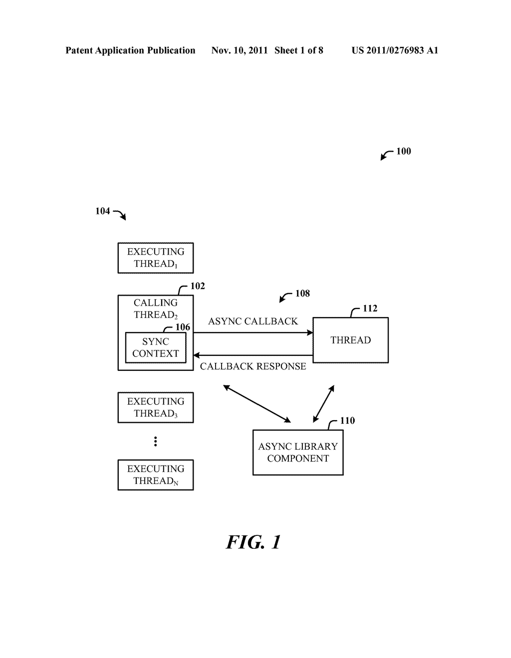 AUTOMATIC RETURN TO SYNCHRONIZATION CONTEXT FOR ASYNCHRONOUS COMPUTATIONS - diagram, schematic, and image 02