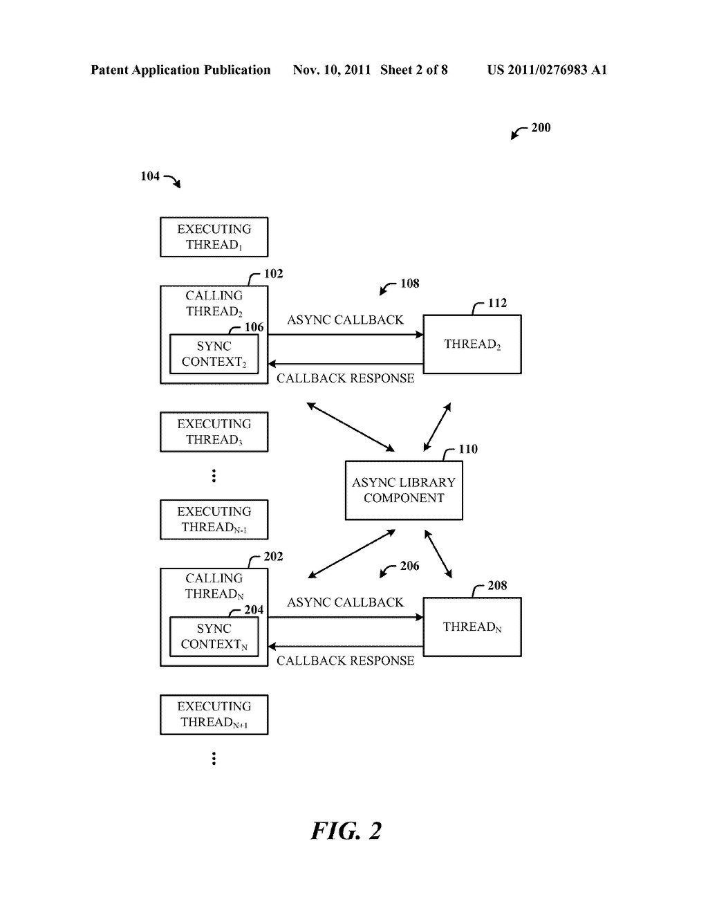 AUTOMATIC RETURN TO SYNCHRONIZATION CONTEXT FOR ASYNCHRONOUS COMPUTATIONS - diagram, schematic, and image 03