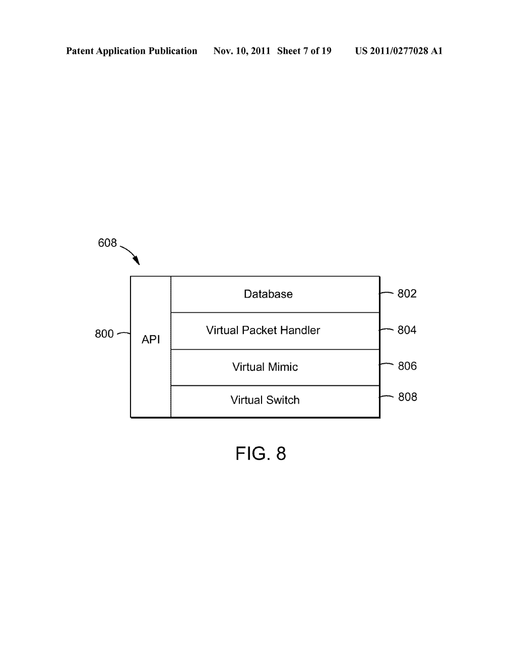 ASSIGNING A NETWORK ADDRESS FOR A VIRTUAL DEVICE TO VIRTUALLY EXTEND THE     FUNCTIONALITY OF A NETWORK DEVICE - diagram, schematic, and image 08