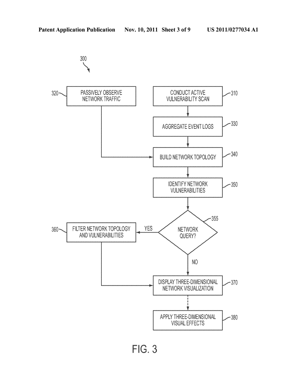 SYSTEM AND METHOD FOR THREE-DIMENSIONAL VISUALIZATION OF VULNERABILITY AND     ASSET DATA - diagram, schematic, and image 04