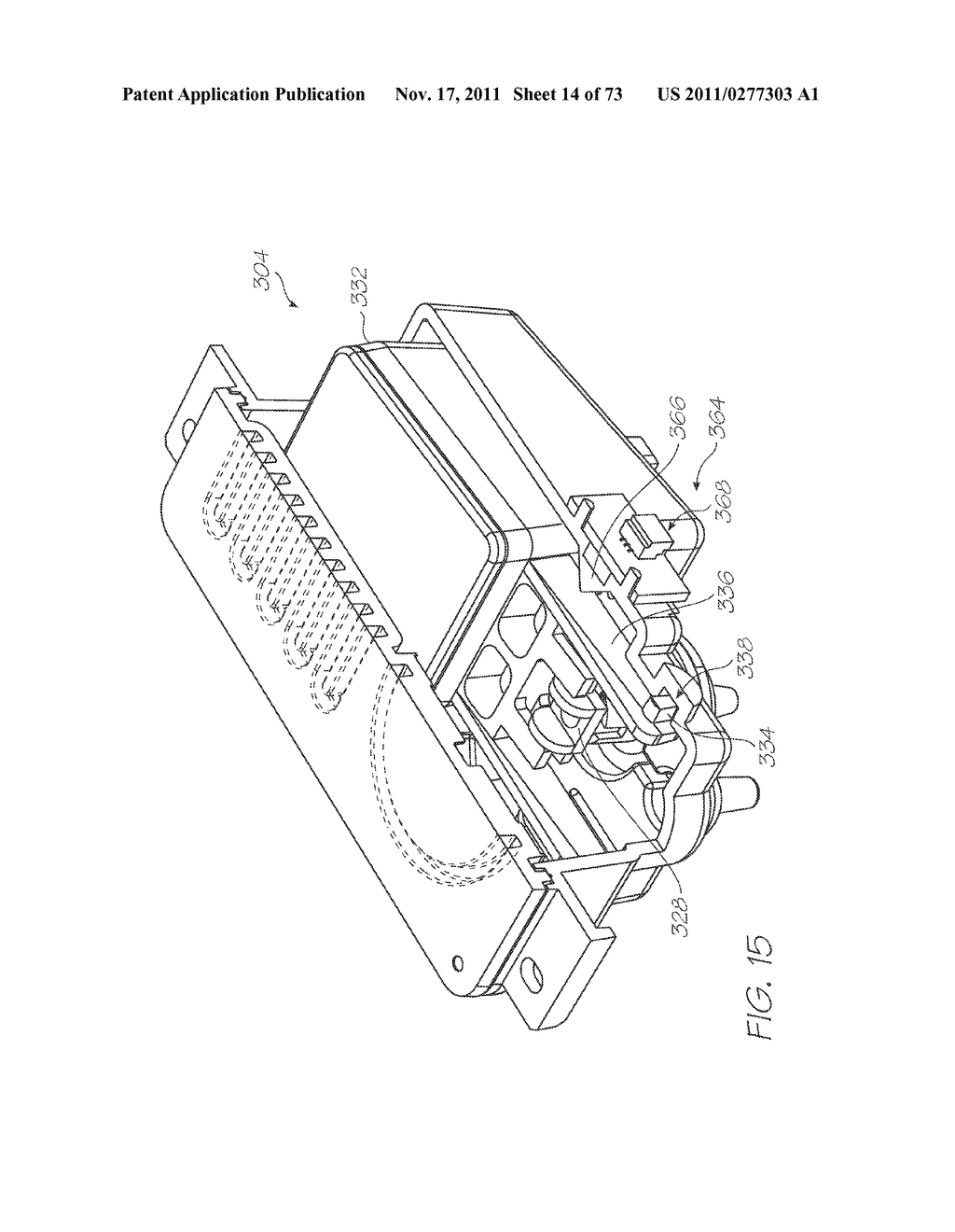 METHOD OF ASSEMBLING PRINTHEAD FLUID DISTRIBUTION COUPLING - diagram, schematic, and image 15